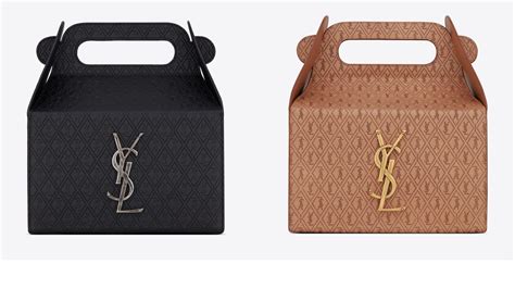 packaging ysl box|YSL take away box bag.